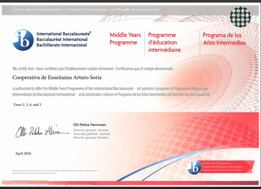 ¡Oficialmente ya contamos con la verificación para impartir el Programa de los Años Intermedios (PAI)!